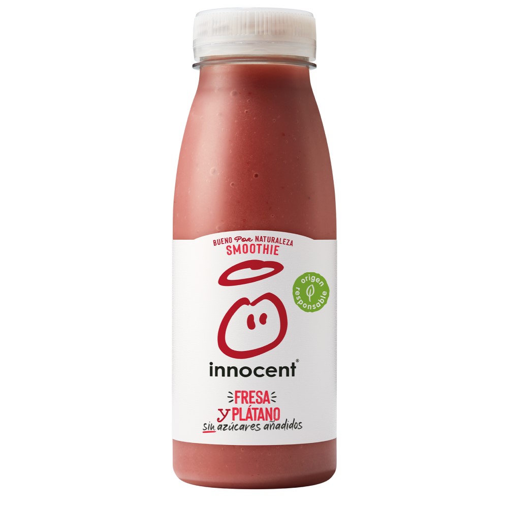 Smoothie fresa y plátano Innocent 250ml