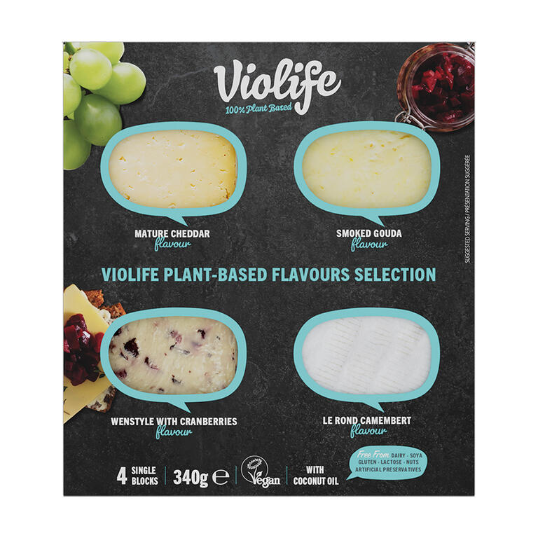 Selección de 4 Bloques de Queso Vegano   Violife (340 g) 