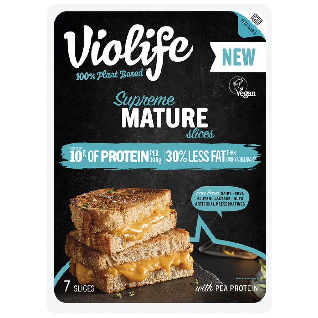 Lonchas Veganas Supreme Proteins 140g Violife | Enriquecida con Proteína de Guisante