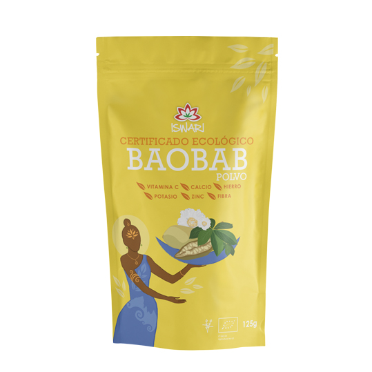 Baobab en polvo 125g Iswari | ecológico