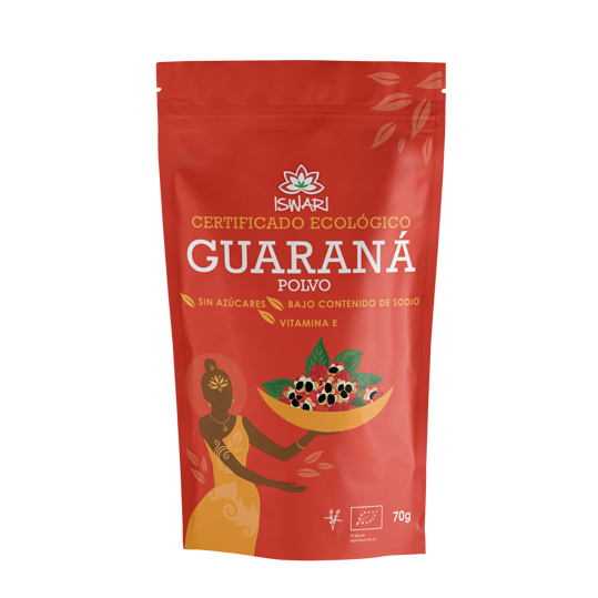 Guaraná en polvo 70g Iswari | ecológico
