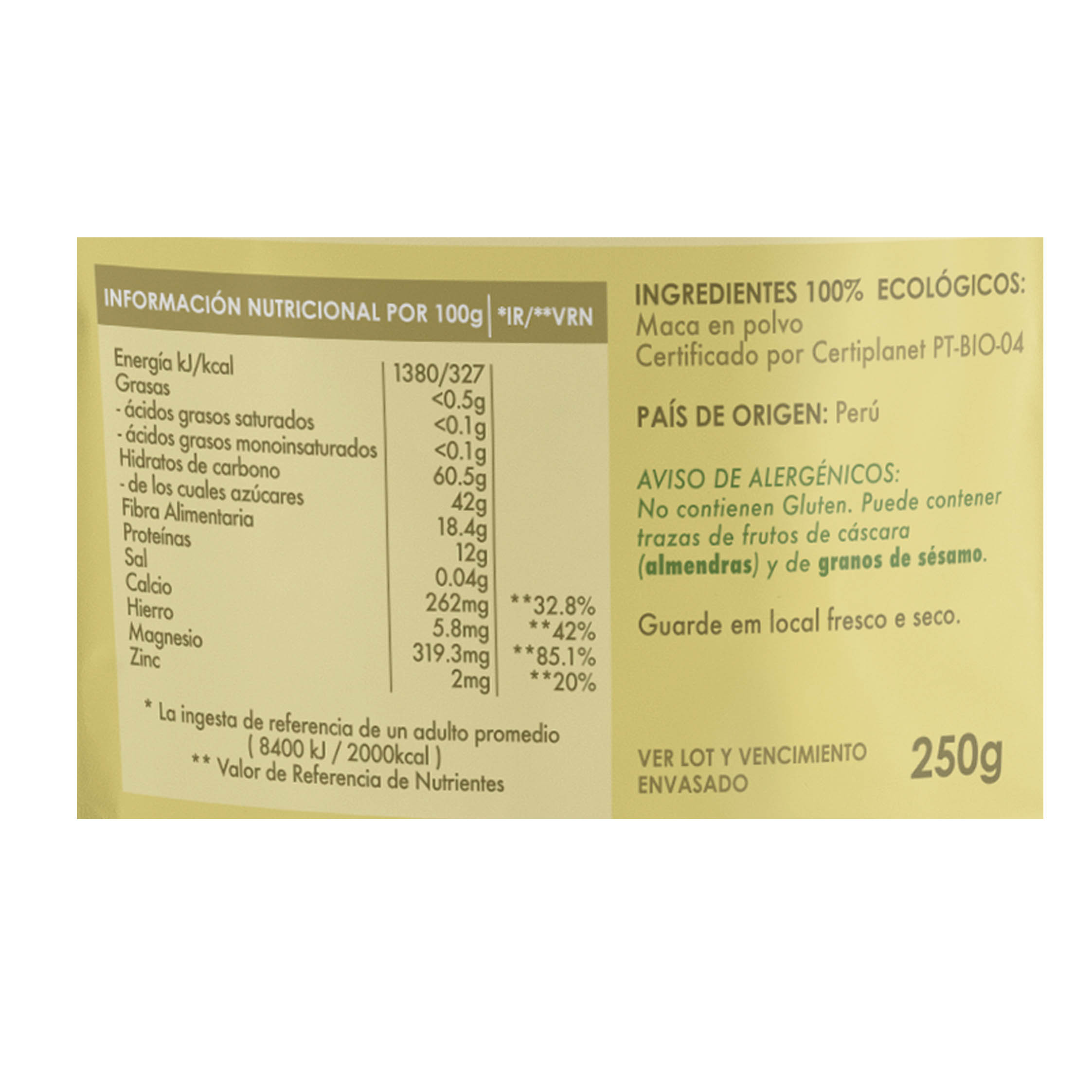 Maca 250g Iswari | ecológico 2