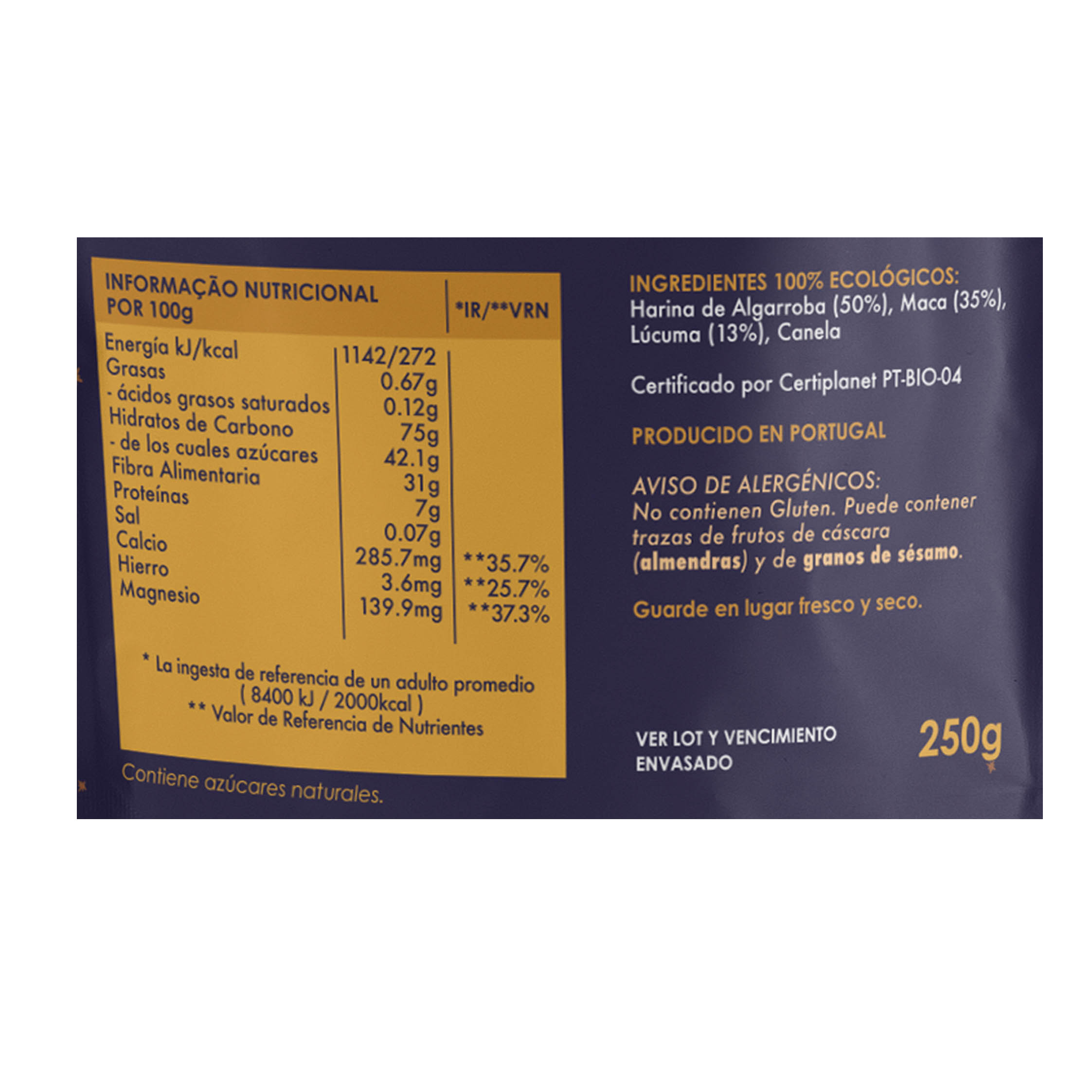 Macaccino dark 250g Iswari | ecológico 3