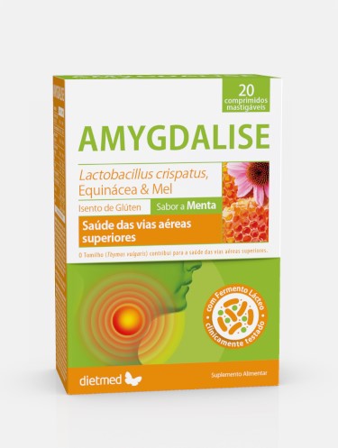 Amygdalise Dietmed 20 comprimidos masticables