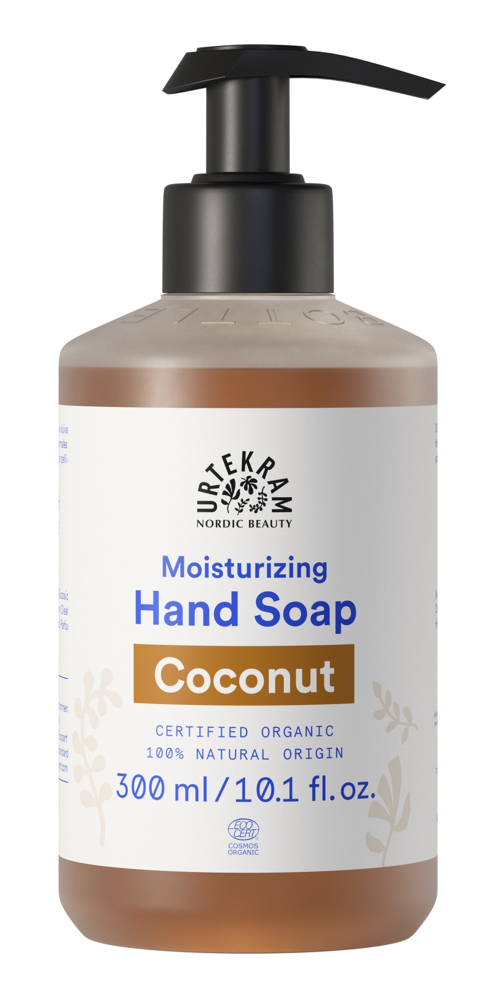 Jabón de Manos Orgánico de Coco Urtekram   Hidratante y Suave 300 ml