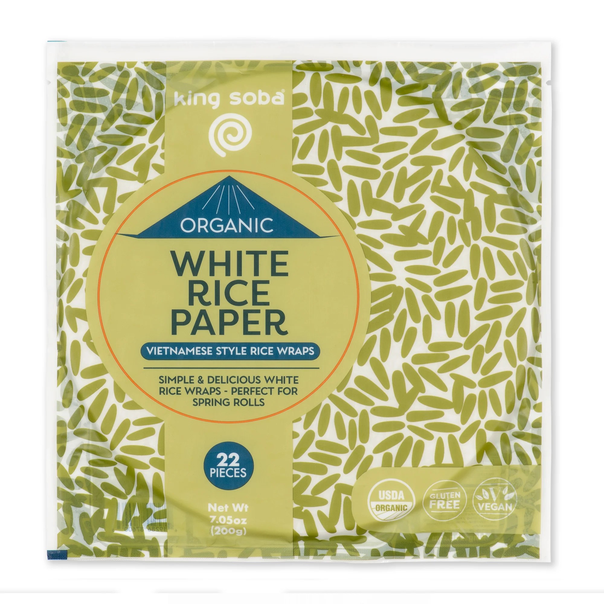 Papel de arroz ecológico 200g King soba