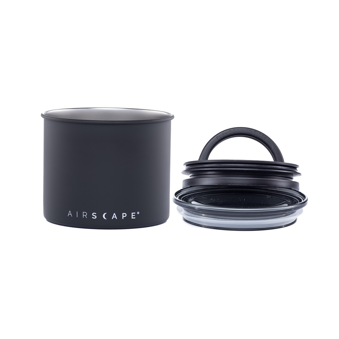 Bote hermético negro para café Airscape 250g