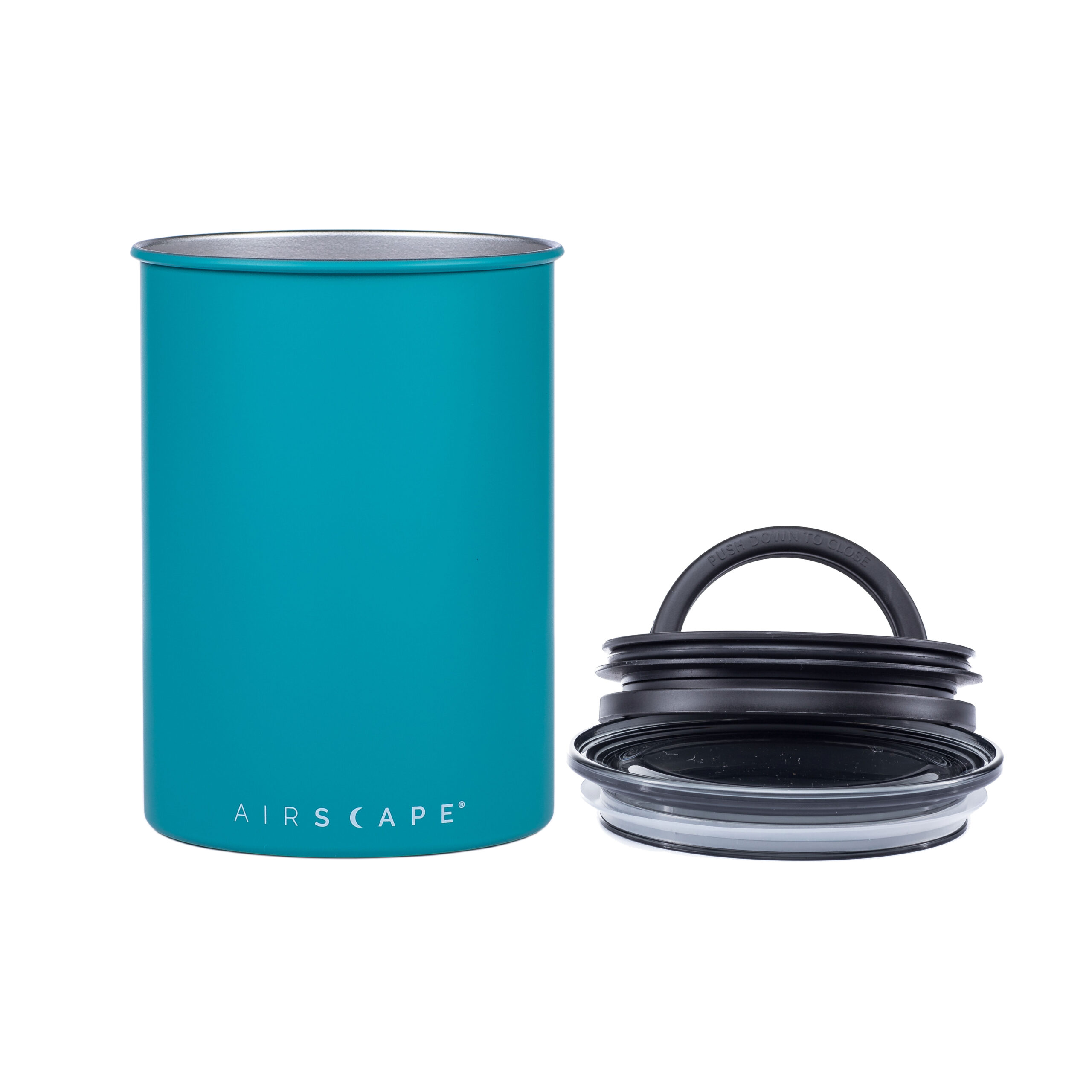Bote hermético turquesa para café Airscape 500g