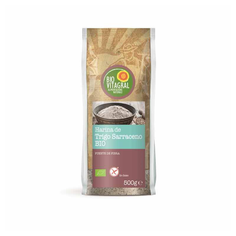 BIOVITAGRAL - HARINA SIN GLUTEN TRIGO SARRACENO 500g BIO