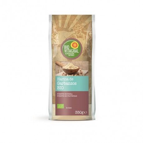 BIOVITAGRAL - HARINA SIN GLUTEN DE GARBANZOS 350g BIO(PROMO)