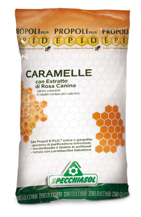 SPECCHIASOL - CARAMELOS ROSA CANINA 67,2g