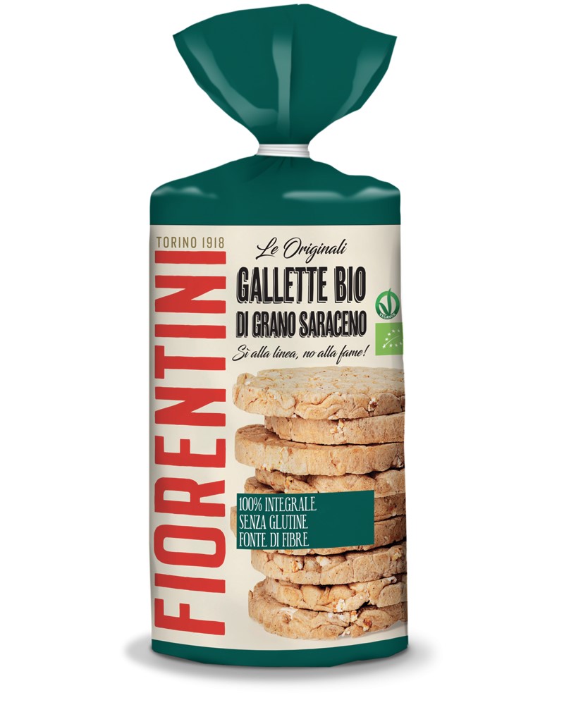 Tortas de Sarraceno sin gluten 100g Fiorentini | Ecológico