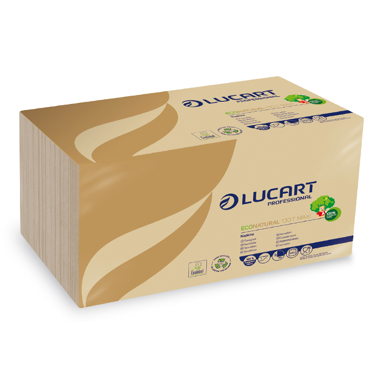 Servilletas 500 unidades Econatural 130T Maxi Lucart Professional