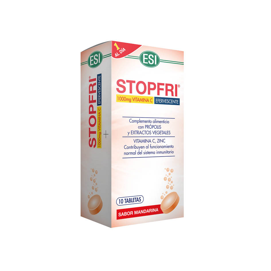 ESI - STOPFRI EFERVESCENTE 10 TABLETAS (1000mg DE VITAMINA C)
