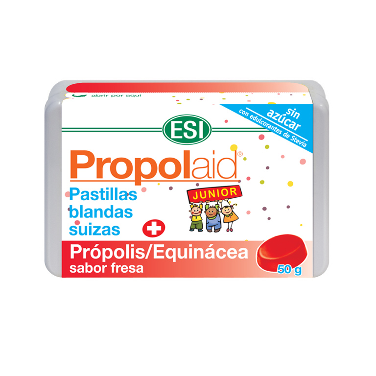 ESI - PROPOLAID PASTILLAS BLANDAS SUIZAS - PROPOLEO FRESA JUNIOR 50g