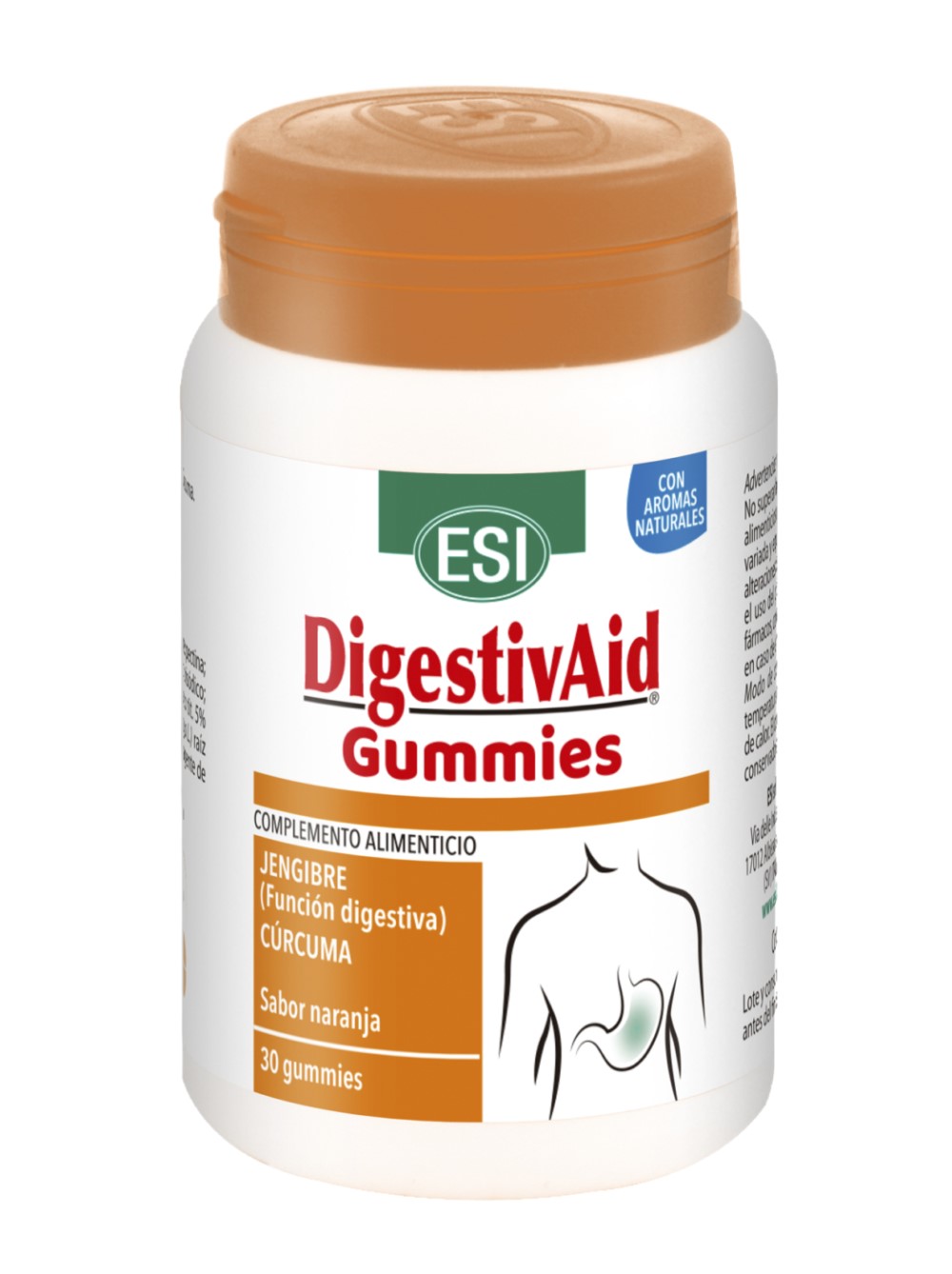 ESI - DIGESTIVAID GUMMIES JENGIBRE CURCUMA 30uds