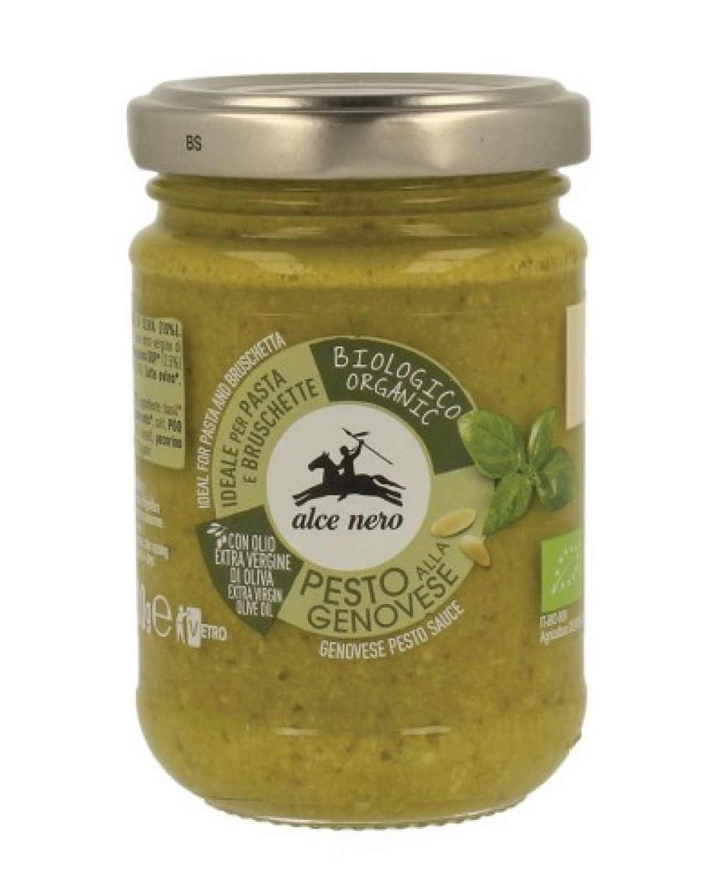 Pesto genovés con albahaca 130g Alce Nero | ecológico