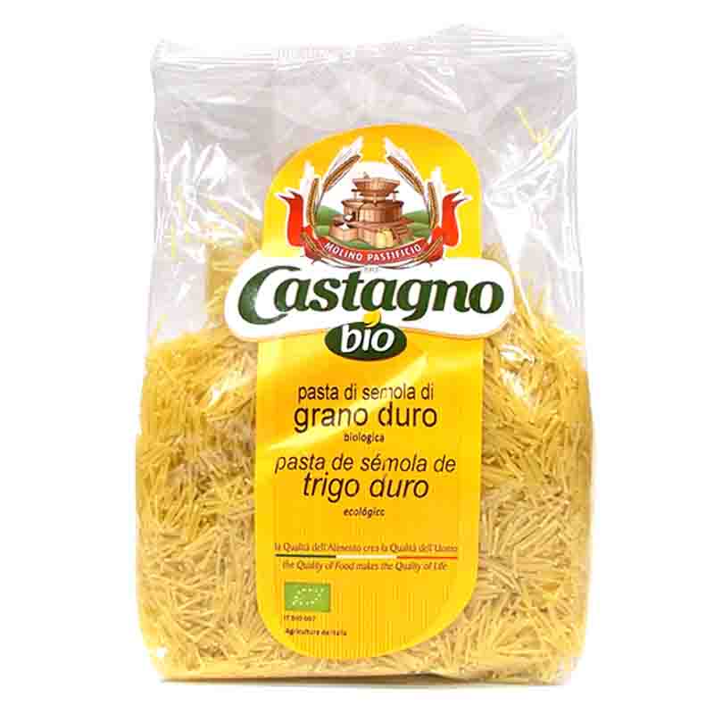 CASTAGNO - FIDEOS DE SEMOLA 500g BIO (FINO)