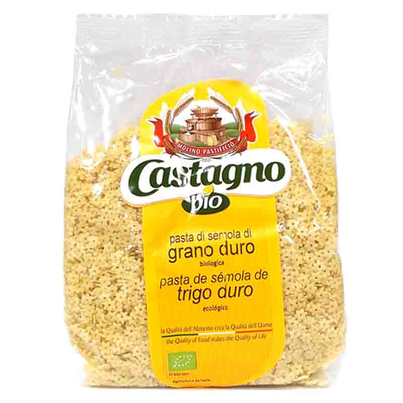 CASTAGNO - ESTRELLITAS DE SEMOLA 500g BIO
