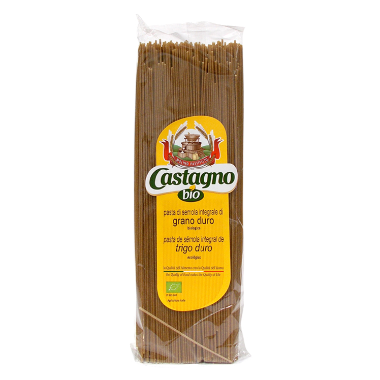 CASTAGNO - SPAGUETI INTEGRAL 500g BIO