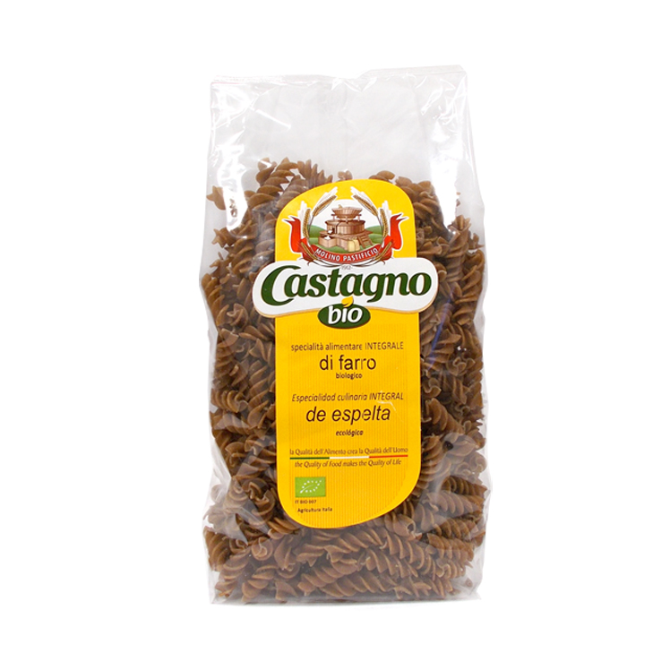 CASTAGNO - ESPIRAL ESPELTA INTEGRAL 500g BIO