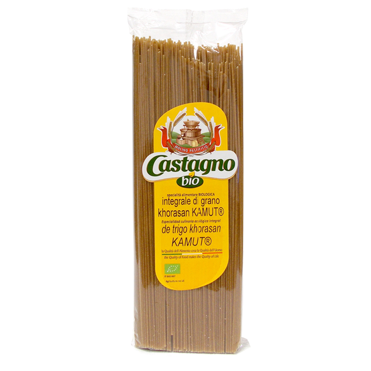 Spagueti de Kamut Integral Castagno 500g | Ecológico