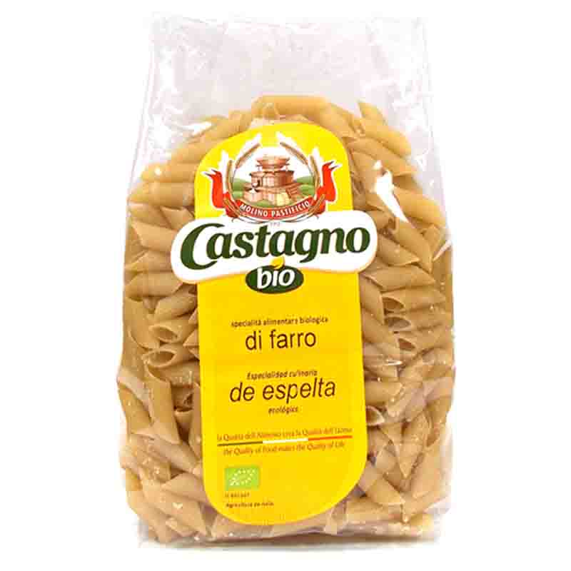 CASTAGNO - MACARRONES DE ESPELTA 500g BIO