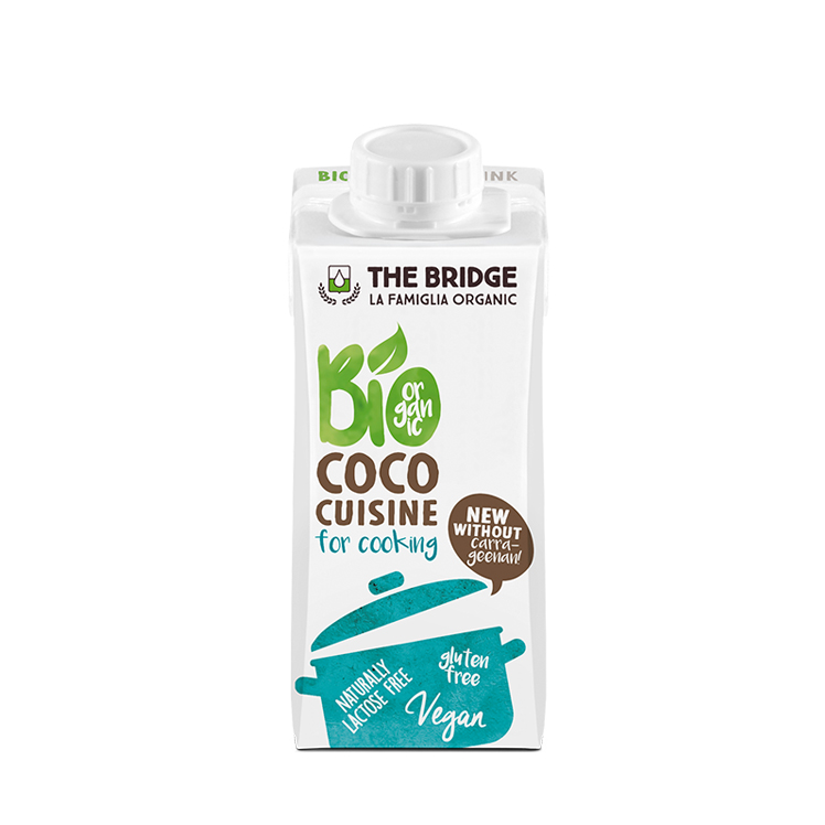 Crema de coco para cocinar ecológica 200ml The Bridge