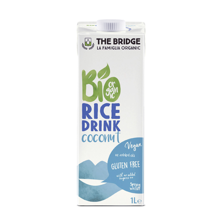 Bebida de arroz con coco ecológica 1L The Bridge
