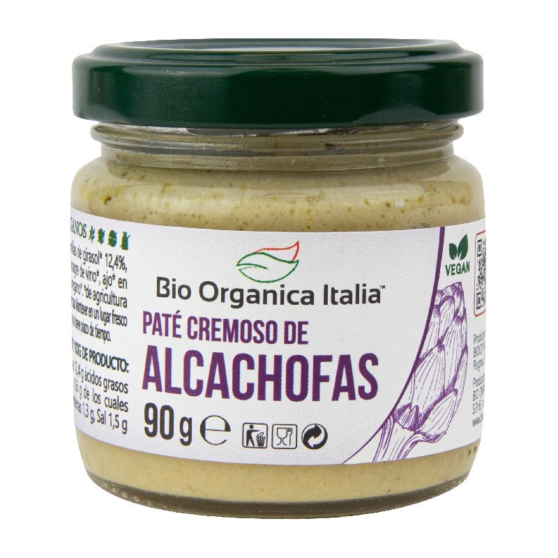 BIO ORGANICA - PATE DE ALCACHOFAS 90g BIO