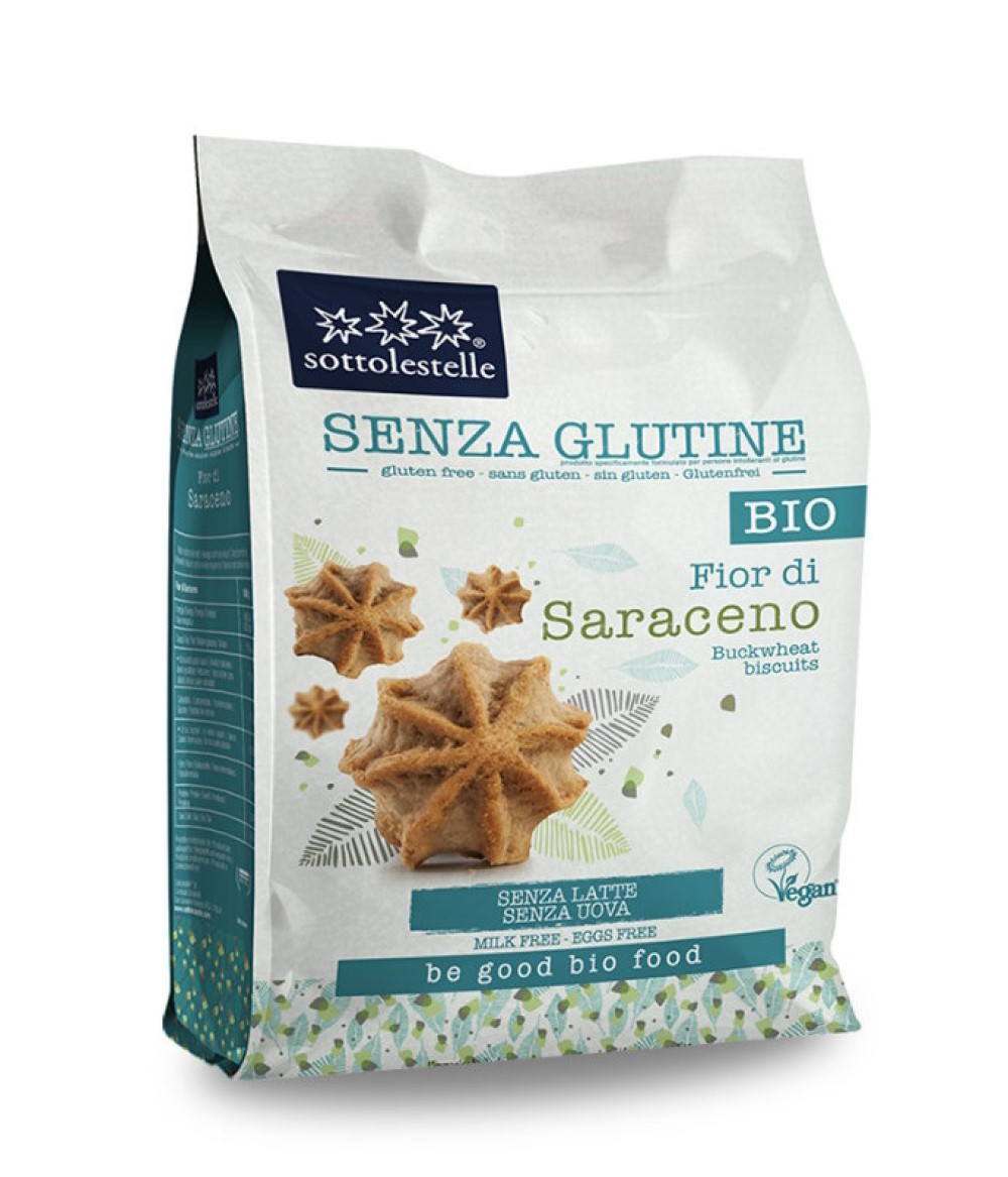 Galletas sarraceno sin gluten Sottolestelle 250g