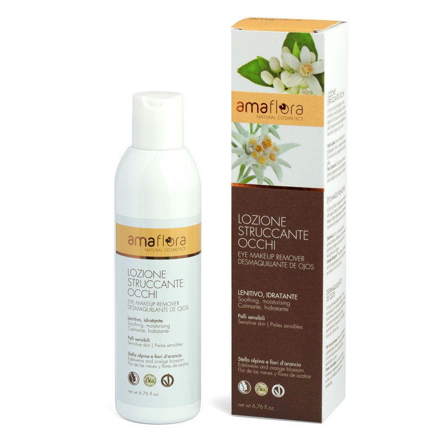 X AMAFLORA - DESMAQUILLANTE OJOS Y ROSTRO FLOR NIEVES-AZAHAR BIO 200ml