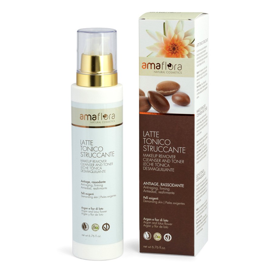 AMAFLORA - LECHE DESMAQUILLANTE 3en1 ANTIEDAD BIO 200ml