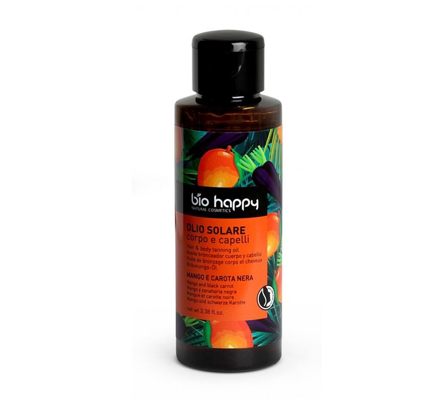 XBIO HAPPY - ACEITE SOLAR CUERPO Y CABELLO MANGO Y ZANAHORIA BIO(PROMO)