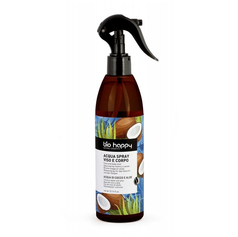 BIO HAPPY - AGUA REFRESCANTE COCO Y ALOE BIO 300ml