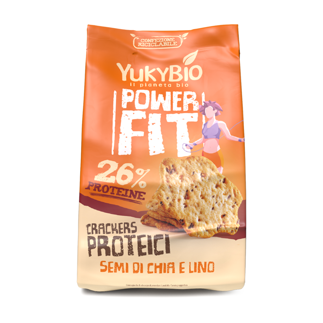 Crackers proteicos clásicos Yukibio 200g | ecológicos