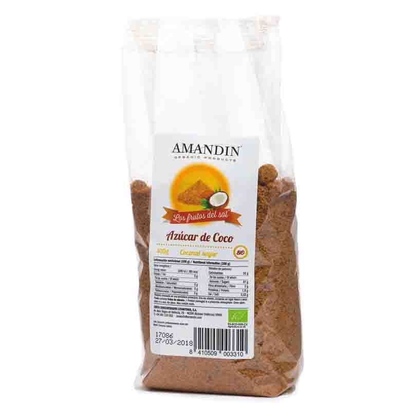 Azúcar de coco 400g Amandín | ecológico