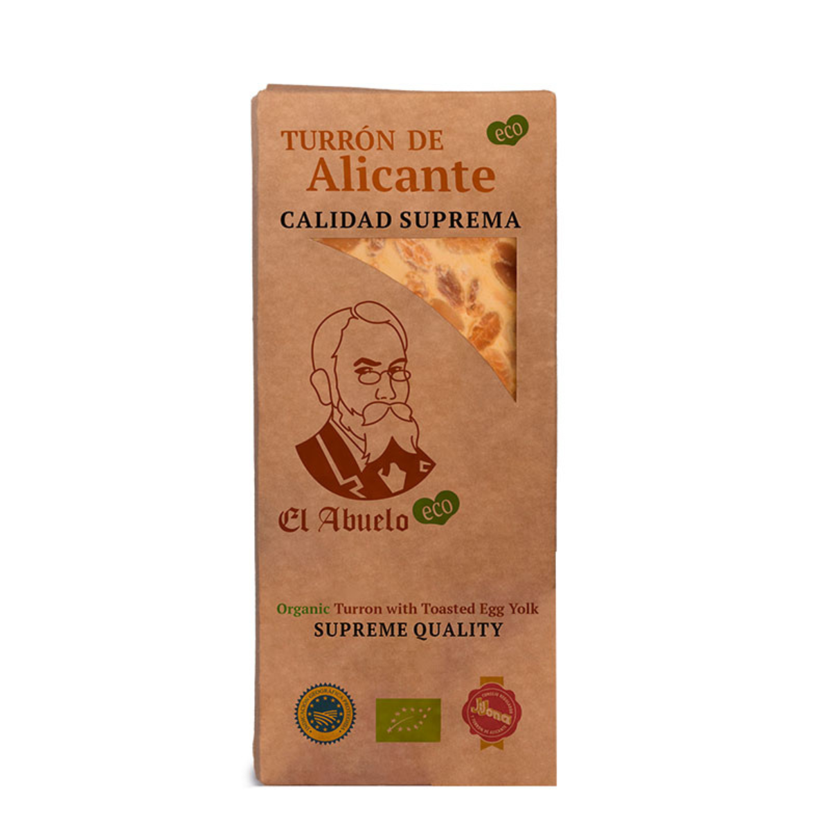 Turrón de alicante ecológico 200g El abuelo
