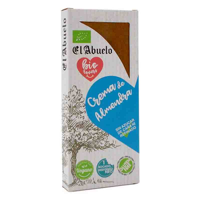 Turrón vegano sin azúcar de almendras ecológico 200g El abuelo