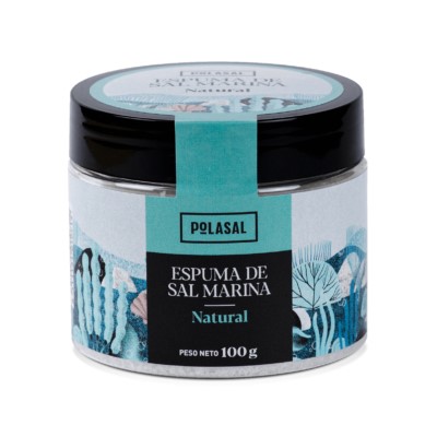 Espuma de Sal Marina Natural   Polasal 100 g | Sal marina ligera del Mediterráneo