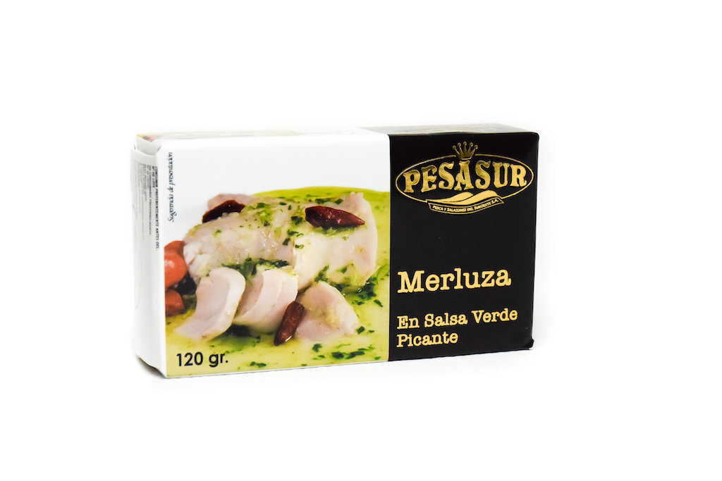 Merluza en salsa verde al picante 120g Pesasur