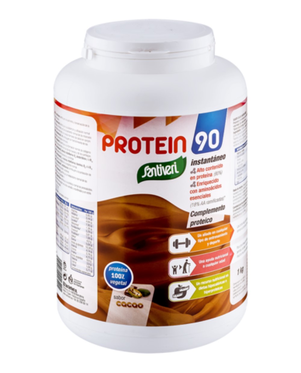 Protein 90 cacao instantáneo 1Kg Santiveri