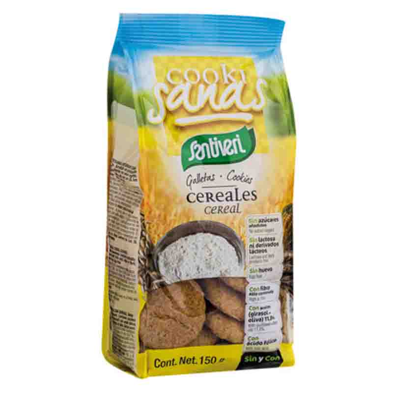 SANTIVERI - GALLETAS CON CEREALES COOKISANAS 150g (ENCARGO)