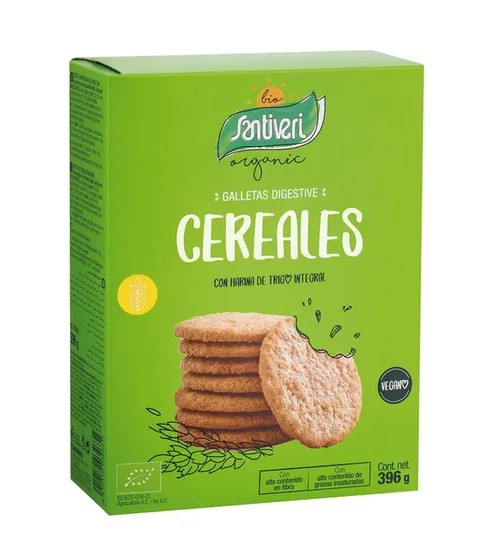 Galletas digestive cereales ecológicas 330g Santiveri [8412170034648]