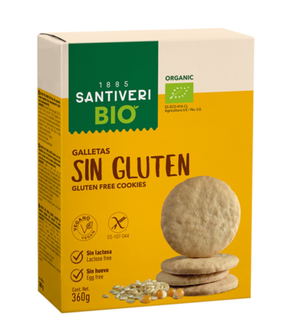 Galletas sin gluten 360g Santiveri | ecológico