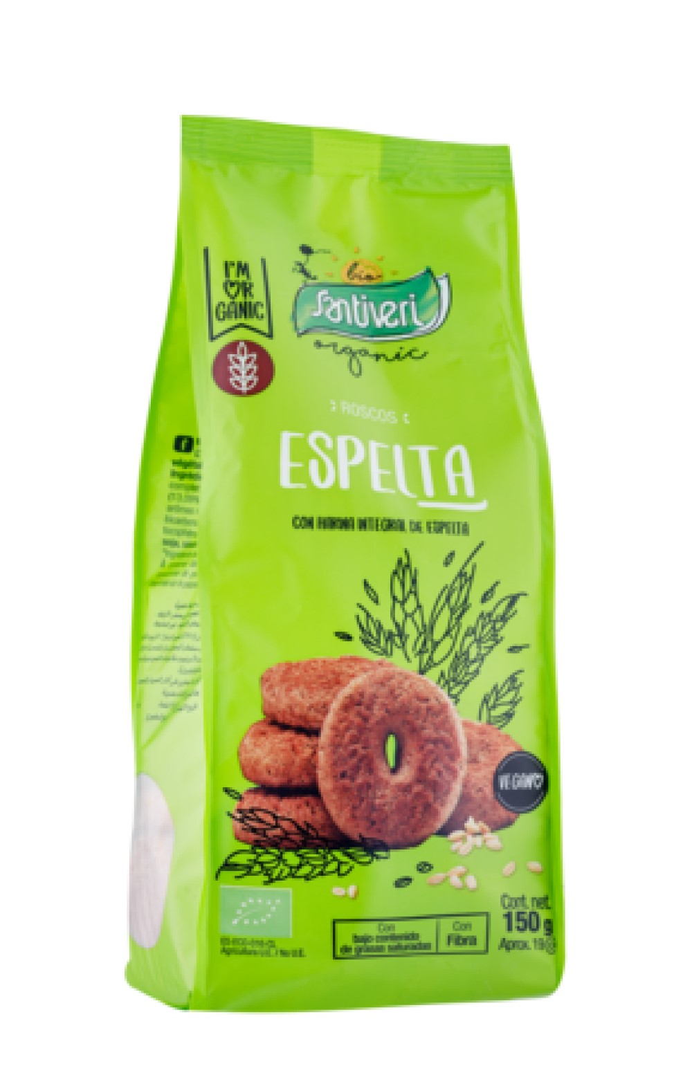 Roscos de espelta ecológicos 150g Santiveri (Encargo)