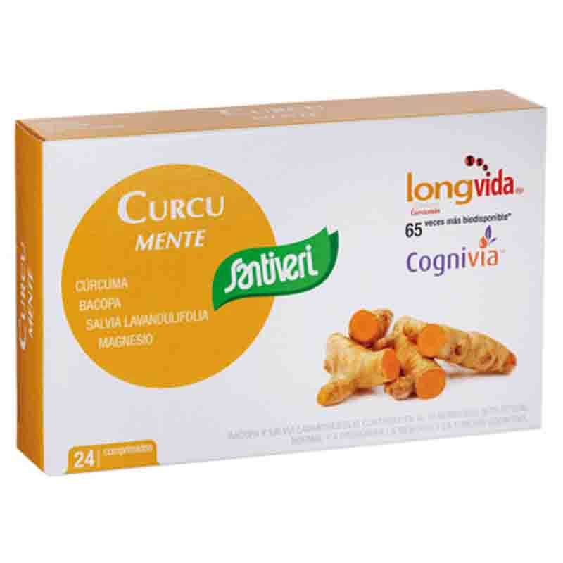 Curcu Mente 24 comprimidos Santiveri