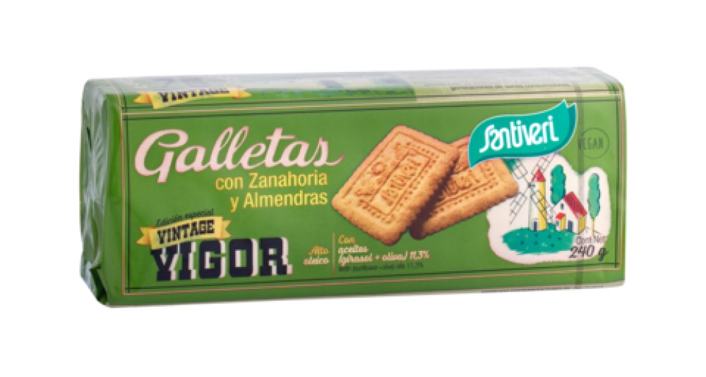 Pack 3 Galletas Biscuit Ecovida zanahoria 100gr