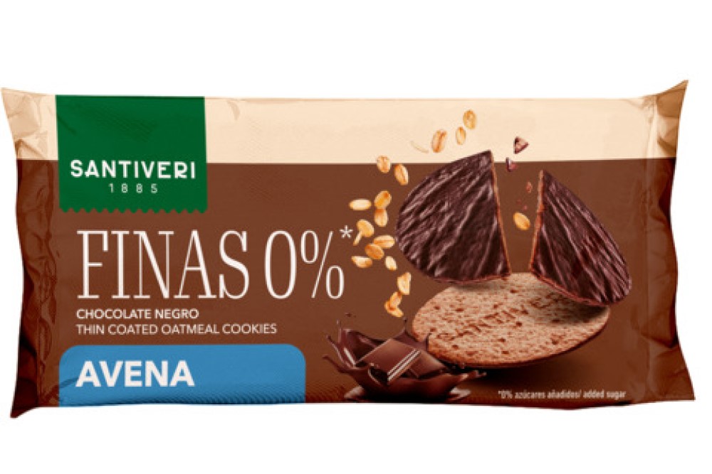 Finas 0% azúcares galletas de avena Santiveri 88g