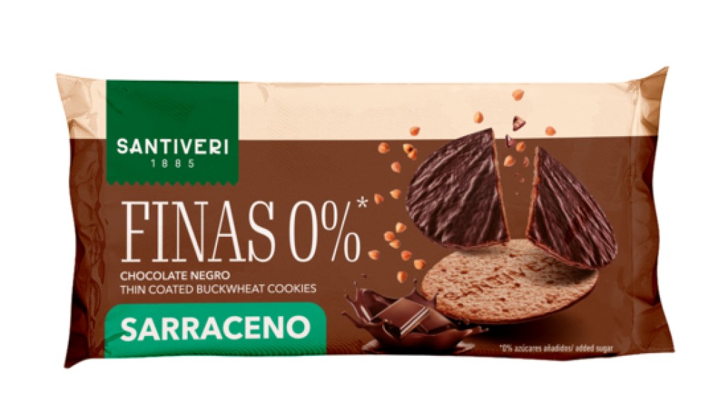 Finas 0% azúcares galletas de sarraceno Santiveri 90g